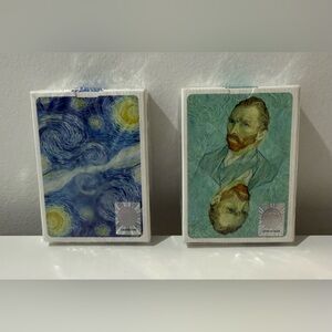 Vincent van Gogh Art Playing Cards - Double Deck (Blue & Teal)